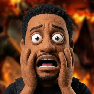 The 1nteger puppet, mid-scream